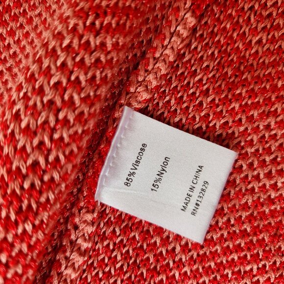 House of Harlow 1960 X Revolve Julep Cardigan Pink Red Long Cute Pretty Small - Picture 7 of 9